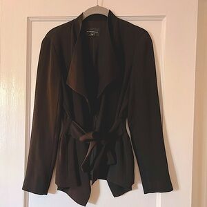 Black tie waist blazer by Club Monaco. Size Small
